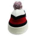 Bonnet en tricot avec dessus POM NTD30